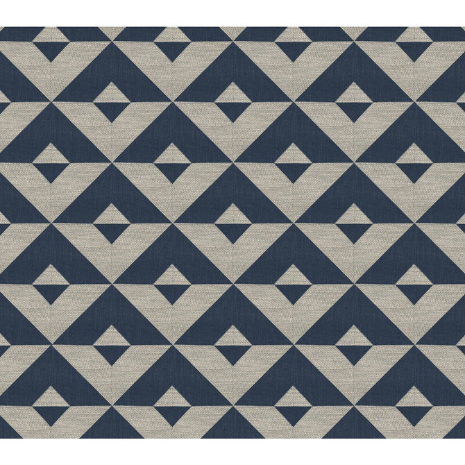 Kenia Azul Oscuro by Gaston Y Daniela Fabric GASTON AFRICALIA VISCOSE - 46%;LINEN - 22%;COTTON - 21%;POLYESTER - 11% Italy HEAVY Horizontal: 13.78 and Vertical: 15.75 55 - Fabric Carolina -