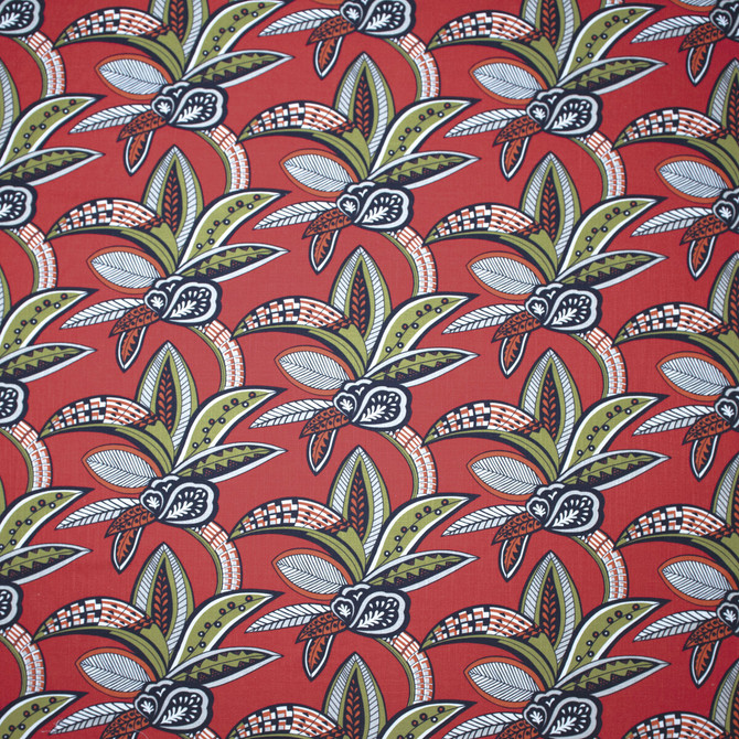 Tanzania Coral by Gaston Y Daniela Fabric GASTON AFRICALIA VISCOSE - 60%;LINEN - 30%;COTTON - 10% Spain HEAVY Horizontal: 26.38 and Vertical: 14.76 55 - Fabric Carolina -