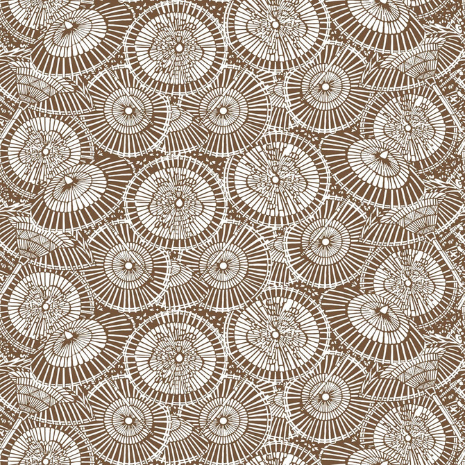 Sombrillas Chocolate by Gaston Y Daniela Wallcovering GASTON LIBRERIA PAPER - 100% Spain - Horizontal: 0 and Vertical: 6.8 20.8 - Fabric Carolina -