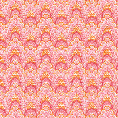 Ganges Rosa/Naranja by Gaston Y Daniela Wallcovering