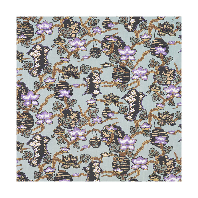 Maria Fondo Agua/Lavanda by Gaston Y Daniela Fabric LORENZO CASTILLO III VISCOSE - 60%;LINEN - 30%;COTTON - 10% Spain HEAVY Horizontal: 27 and Vertical: 26.25 55 - Fabric Carolina -