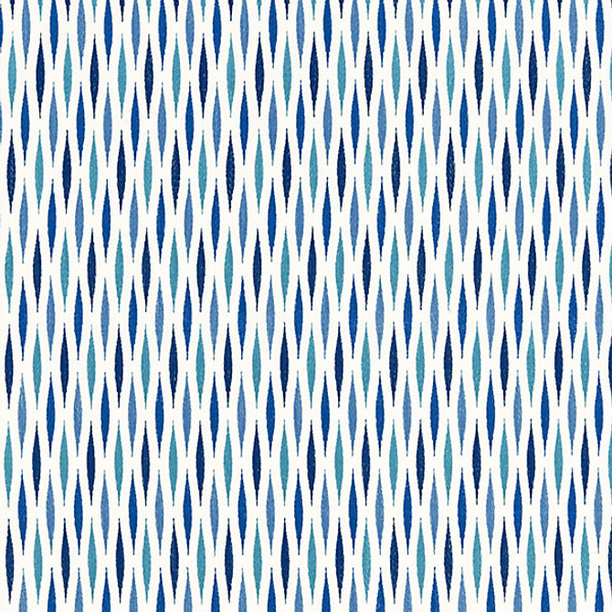 Cascade Embroidery/Marine 27208-004 by Grey Watkins Fabric BREEZE 60% VISCOSE 40% COTTON INDIA LIGHT DUTY Horizontal: 7.5" and Vertical: 2.125" 52" - Fabric Carolina -