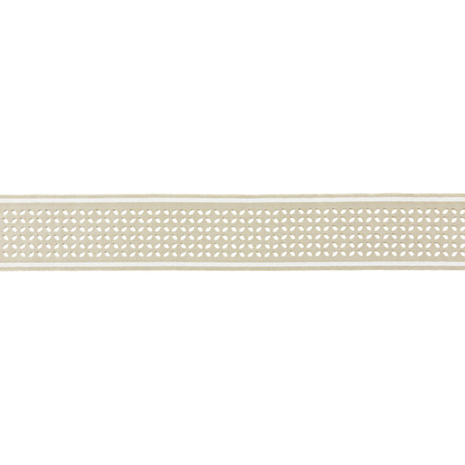 Cassis Laser Cut Tape/Linen by Scalamandre Trim Scalamandre Trim Cassis Laser Cut Tape/LinenTrim CHINOIS CHIC 100% POLYESTER CHINA </p><p>Repeat: H: .75", V: 3.625" - Fabric Carolina -
