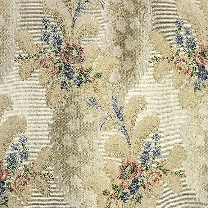 Cheverny/Rose,Blue,Ivory by Old World Weavers Fabric Old World Weavers Fabric Cheverny/Rose,Blue,IvoryFabric CLASSICS 50% SILK 45% VISCOSE 5% COTTON ITALY </p><p>Repeat: H: 18.5", V: 11" 55" - Fabric Carolina -