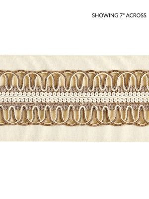 <p>Colette Braided Tape Bisque SCV12420002 by Scalamandre Trim</p><p><strong>Required Minimum Quantity Purchase: Fabrics by the yard 1 YARD MINIMUM </p><p>Book: BOTANICA</p><p>Content: 45% FIBRANNE 30% RAYON 15% COTTON, 8% POLYAMIDE 2% POLYESTER</p><p>Origin: CHINA</p><p>Performance: LIGHT DUTY</p><p>Repeat: Horizontal: and Vertical: </p><p>Width: 3.63</p>
