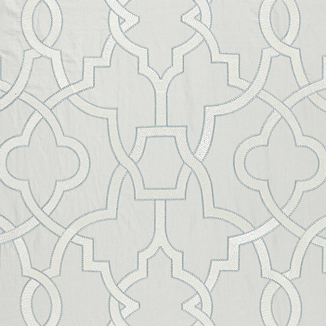 Damascus Embroidery/Pearl Grey 27073-003 by Scalamandre Fabric JARDIN 16% SPUN POLYESTER|36% VISCOSE 29% LINEN 19% COTTON INDIA LIGHT DUTY Horizontal: 31.5" and Vertical: 25.625" 51" - Fabric Carolina -