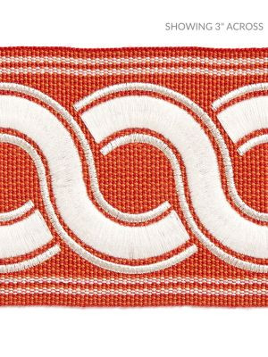 <p>Guilloche Embroidered Tape Coral SCT32830004 by Scalamandre Trim</p><p><strong>Required Minimum Quantity Purchase: Fabrics by the yard 1 YARD MINIMUM </p><p>Book: HAMPTONS TRIMMINGS</p><p>Content: 37% ACRYLIC 32% POLYESTER 31% VISCOSE</p><p>Origin: CHINA</p><p>Performance: LIGHT DUTY</p><p>Repeat: Horizontal: and Vertical: </p><p>Width: 2.88</p>