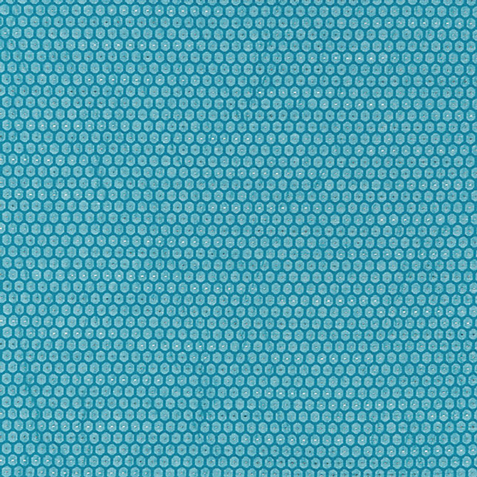 Honeycomb Weave/Turquoise 27209-005 by Grey Watkins Fabric BREEZE 55% COTTON 35% LINEN 6% WOOL 4% ACRYLIC ITALY MEDIUM DUTY Horizontal: .75" and Vertical: .75" 54" - Fabric Carolina -