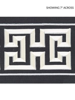 <p>Imperial Embroidered Tape Charcoal SCT32800007 by Scalamandre Trim</p><p><strong>Required Minimum Quantity Purchase: Fabrics by the yard 1 YARD MINIMUM </p><p>Book: ORIANA</p><p>Content: 80% COTTON 20% RAYON</p><p>Origin: INDIA</p><p>Performance: LIGHT DUTY</p><p>Repeat: Horizontal: 6.5" and Vertical: </p><p>Width: 6</p>