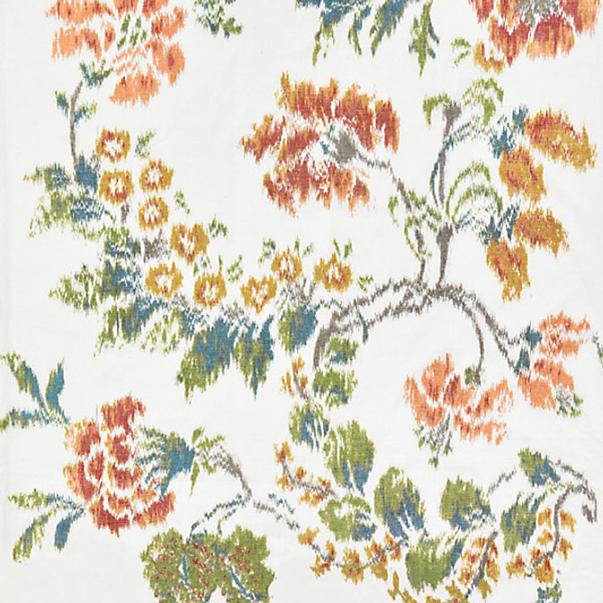 Kew Gardens Warp Print Multi On Ivory by Scalamandre
 Fabric Scalamandre
 Fabric Kew Gardens Warp Print Multi On IvoryFabric CHINOIS CHIC 55% COTTON 45% LINEN INDIA </p><p>Repeat: H: 29", V: 26" 52" - Fabric Carolina -