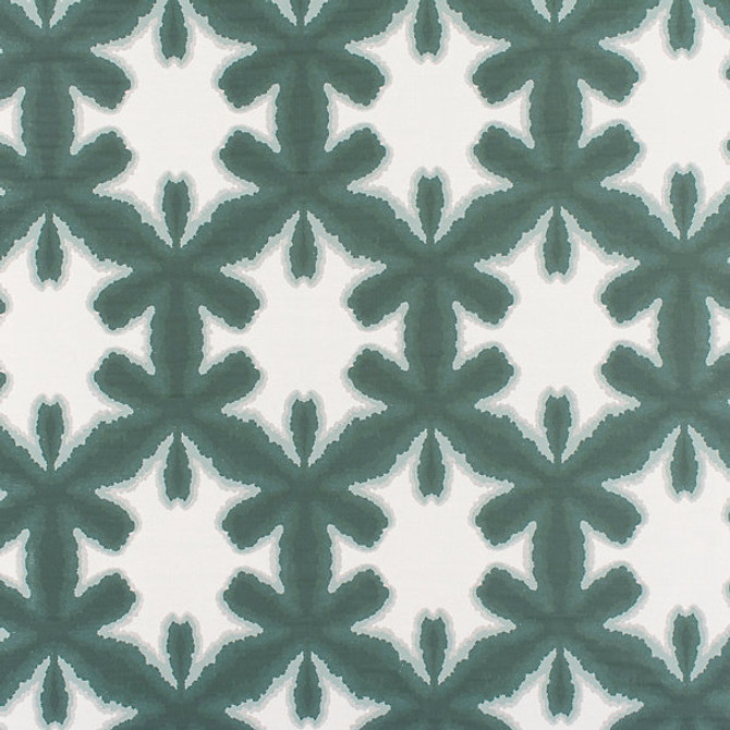 Misterioso/Mint 7137-004 by Grey Watkins Fabric STOCKED AT SCALAMANDRE WAREHOUSE 44% VISCOSE|43% COTTON|13% POLYESTER INDIA MEDIUM DUTY Horizontal: 15" and Vertical: 9" 54" - Fabric Carolina -