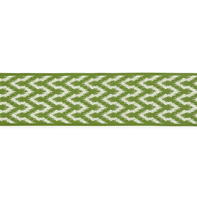 Seychelles Tape/Palm T3309-002 by Scalamandre Trim Trim ISOLA INDOOR / OUTDOOR 100% POLYOLEFIN UNITED KINGDOM HEAVY DUTY Horizontal: .5" and Vertical: 3.5" - Fabric Carolina -