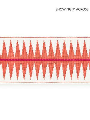 <p>Soleil Tape Coral SCT33080002 by Scalamandre Trim</p><p><strong>Required Minimum Quantity Purchase: Fabrics by the yard 1 YARD MINIMUM </p><p>Book: ISOLA INDOOR / OUTDOOR</p><p>Content: 100% POLYOLEFIN</p><p>Origin: UNITED KINGDOM</p><p>Performance: HEAVY DUTY</p><p>Repeat: Horizontal: .5" and Vertical: </p><p>Width: 3.5</p>