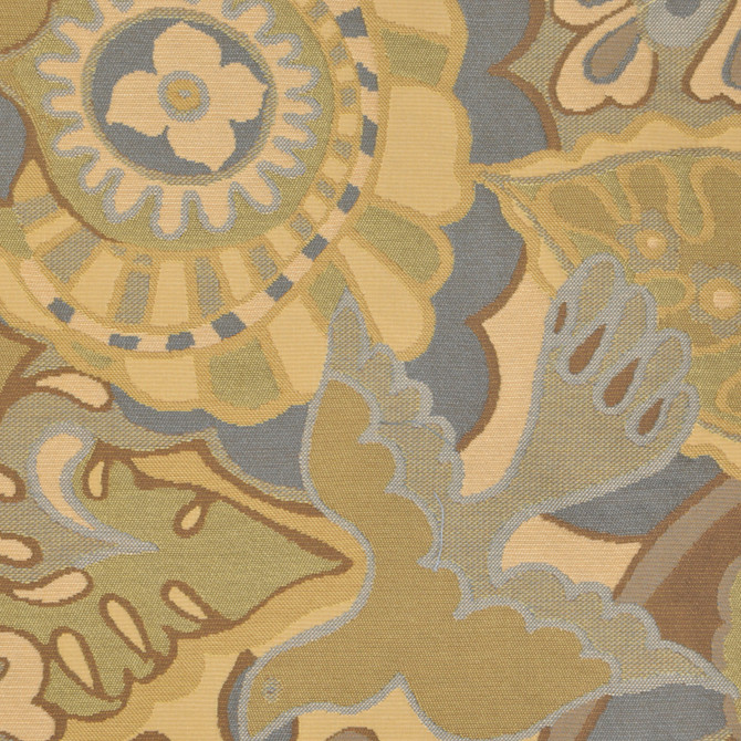 A0307 Seagrass by RM CoCo Fabric Blue Smoke 71% Rayon, 29% Polyester - Dry clean only Horizontal: 28.5 and Vertical: 27.063 54 - Fabric Carolina -
