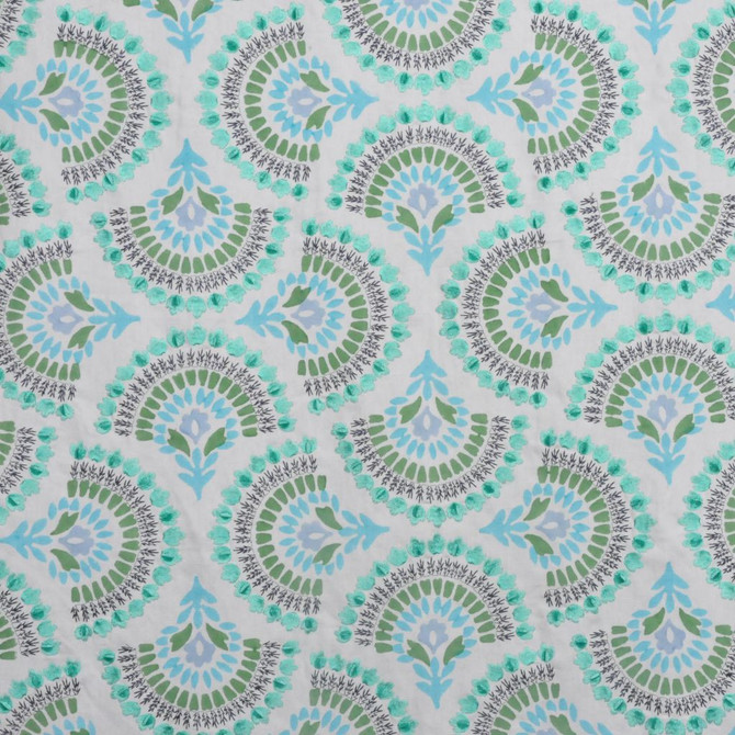 A0489 Peacock by RM CoCo Fabric Bollywood 38% OCT 25% Linen 26% Viscose 11% Polyester See Sample 0 Horizontal: 16.93 and Vertical: 15.75 54 - Fabric Carolina -