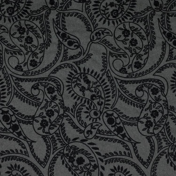 Fantasia Flannel by RM CoCo Fabric 2018 Spring - Luxe Collection 100% Wool / Emb: 100% Viscose - Dry clean only Horizontal: 16.125 and Vertical: 30.25 55 - Fabric Carolina -