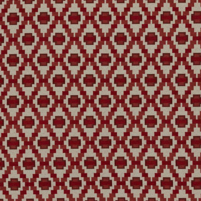 Step Up Trellis Cherry by RM CoCo Fabric