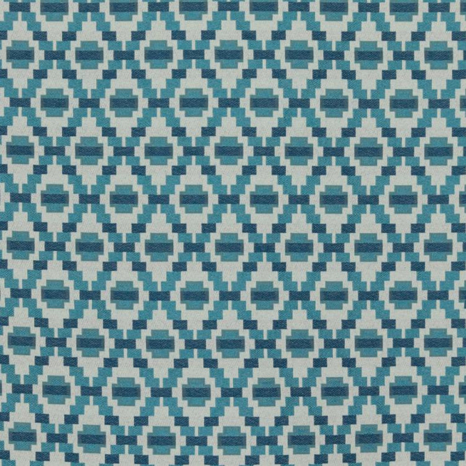 Step Up Trellis Blue Sky by RM CoCo Fabric Finishing Touches Vol 9 61% Polyester 39% Rayon 15000 Horizontal: 2.25 and Vertical: 3 54 - Fabric Carolina -