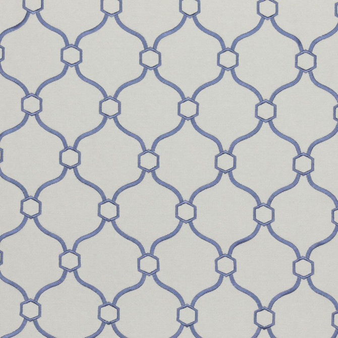 Picardie Trellis Wedgewood by RM CoCo Fabric