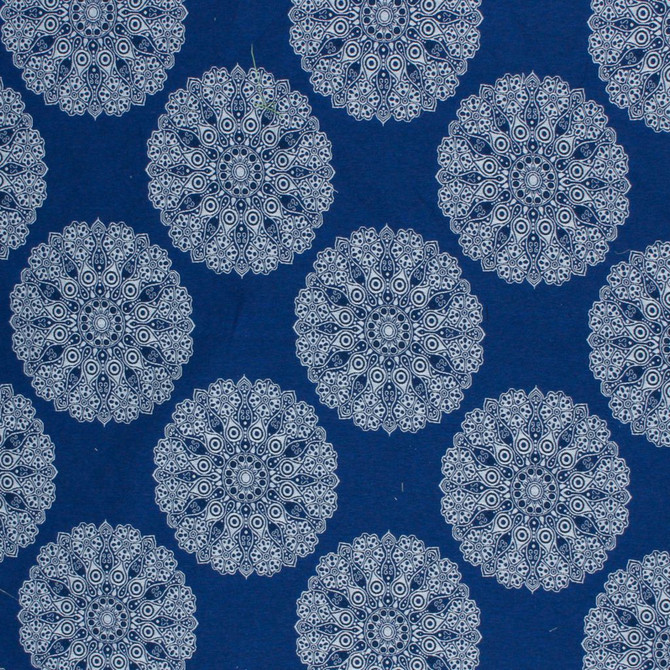 Madurai Cobalt by RM CoCo Fabric Inspired Living Vol 10 36% Cotton 33% Polyester 31% Rayon See Sample 60000 Horizontal: 13.513.875 54  - Fabric Carolina -