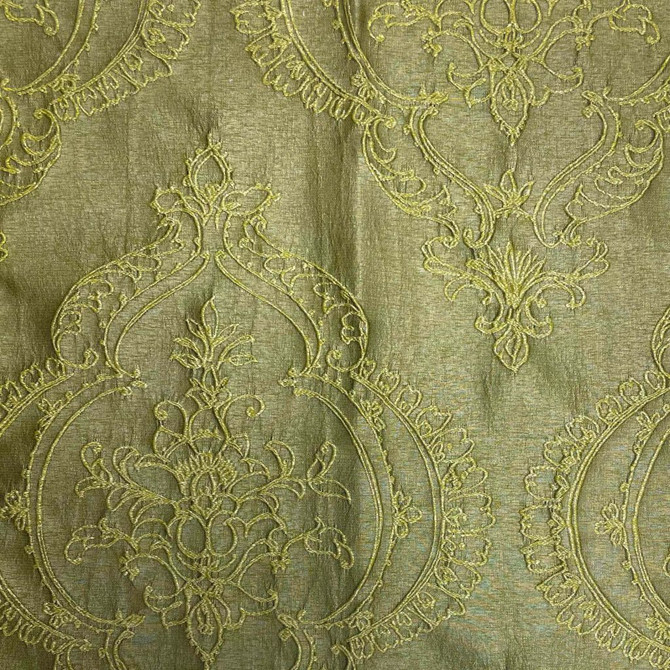 Pietro Paisley Silver Sage by RM CoCo Fabric Inspired Living Vol 11 71% Polyester 28% Cotton 1% Lycra See Sample 0 Horizontal: 13 and Vertical: 23.5 53 - Fabric Carolina -