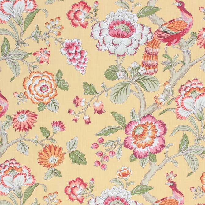 Diana'S Garden Maize by RM CoCo Fabric Inspired Living Vol 8 100% Cotton See Sample 0 Horizontal: 27 and Vertical: 27 54 - Fabric Carolina -