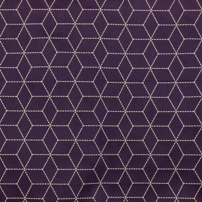 Boxed In Grape by RM CoCo Fabric Finishing Touches Vol 14 100% Polyester See Sample 0 Horizontal: 4 and Vertical: 4 57 - Fabric Carolina -