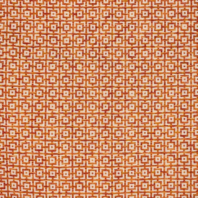 Shoji Fret Pumpkin by RM CoCo Fabric Finishing Touches Vol 13 37% Polyester 36% Rayon 27% Cotton See Sample 0 Horizontal: 1.667 and Vertical: 1.75 54 - Fabric Carolina -