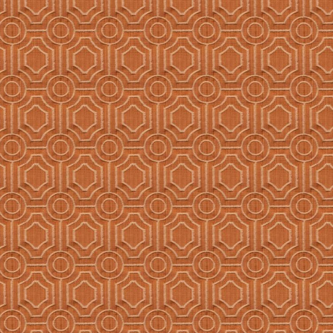 Rondelle Tangerine by RM CoCo Fabric Finishing Touches Vol 13 80% Cotton 20% Rayon - Dry clean only Horizontal: 3.375 and Vertical: 4.333 54 - Fabric Carolina -