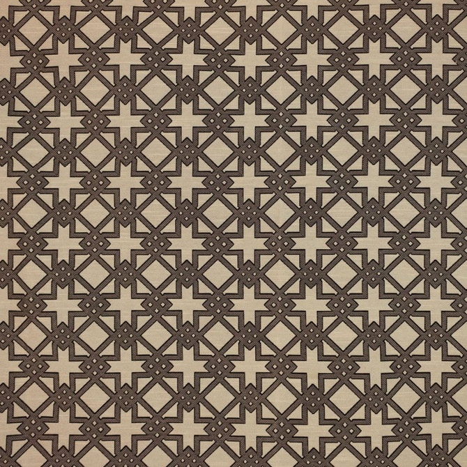 Imperial Fret Pecan by RM CoCo Fabric Finishing Touches Vol 17 62% Rayon 38% Polyester See Sample 0 Horizontal: 3.375 and Vertical: 3.333 54 - Fabric Carolina -