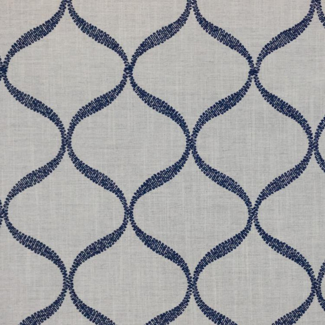 Sidewinder Cobalt by RM CoCo Fabric Inspired Living Vol 16 100% Polyester - Horizontal: 8.465 and Vertical: 9.646 54 - Fabric Carolina -
