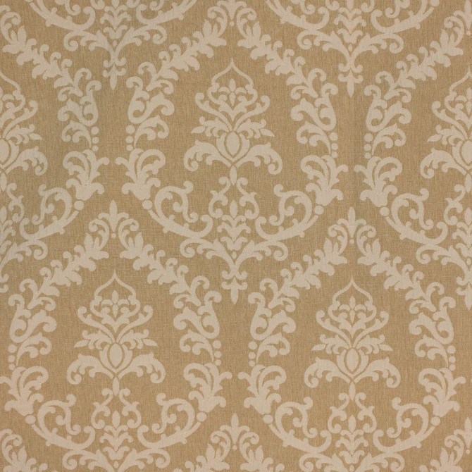 Grove Park Damask Sandstone by RM CoCo Fabric Inspired Living Vol 13 100% Polyester See Sample 0 Horizontal: 13.7525 55.118  - Fabric Carolina -