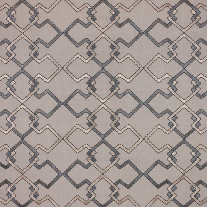 Interlock Trellis Sterling by RM CoCo Fabric