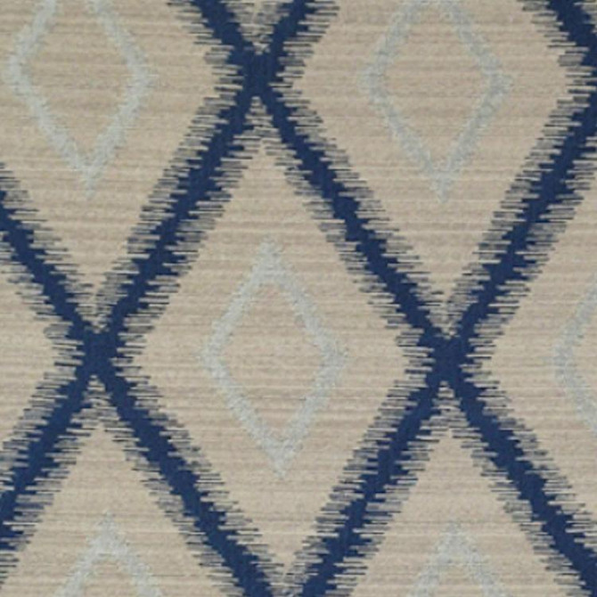 Diamond Head Sapphire by RM CoCo Fabric Top Notch - Wesco 90% VISCOSE 10% SILK Horizontal: 6.5 and Vertical: 10.25 52 - Fabric Carolina -