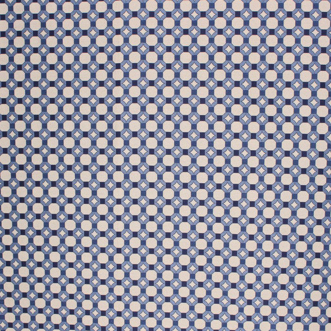 Inner Circle Cobalt by RM CoCo Fabric Prive Vol 3 64% Rayon 36% Polyester See Sample 15000 Horizontal: 1.631.63 54  - Fabric Carolina -