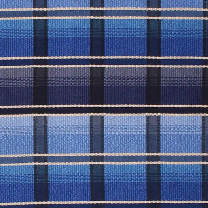 Bel Air Plaid Indigo by RM CoCo Fabric Prive Vol 3 80.3% Rayon, 19.7% Polyester - Dry clean only Horizontal: 3 and Vertical: 8.63 55 - Fabric Carolina -