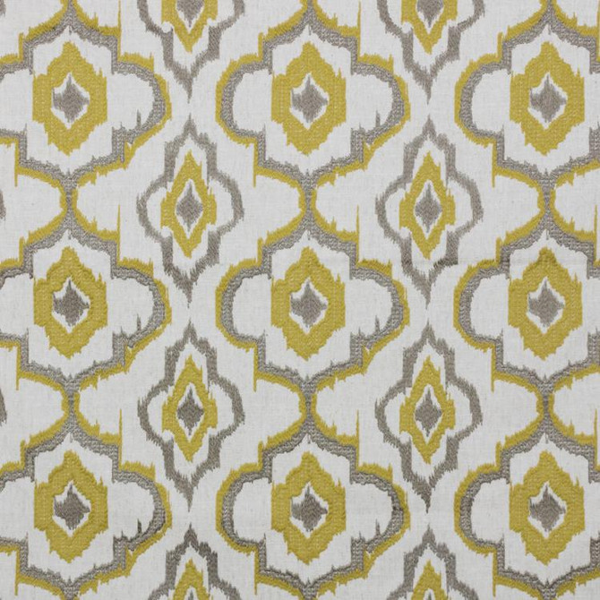 Termiz Ikat Mustard Seed by RM CoCo Fabric 2018 Spring - Prive Collection 35% Visc 33% Cot 16% Lin 16% Pol Horizontal: 10.25 and Vertical: 9 56 - Fabric Carolina -