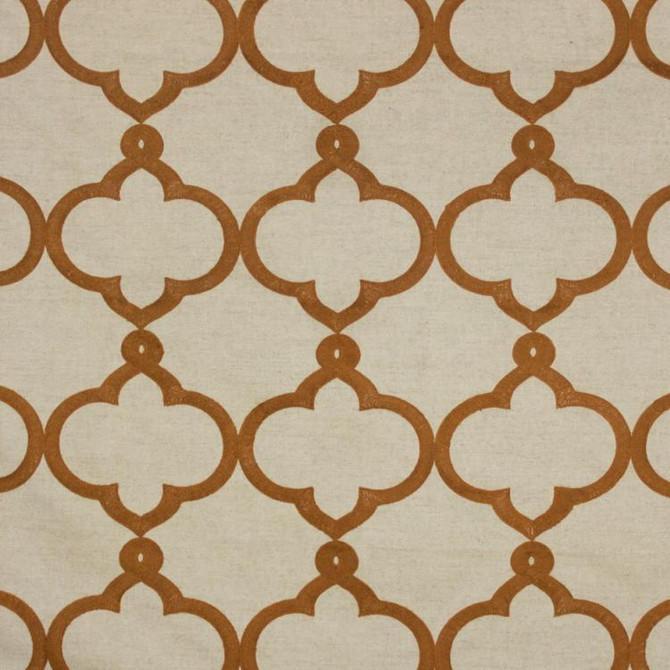 Kafu Trellis Papaya by RM CoCo Fabric