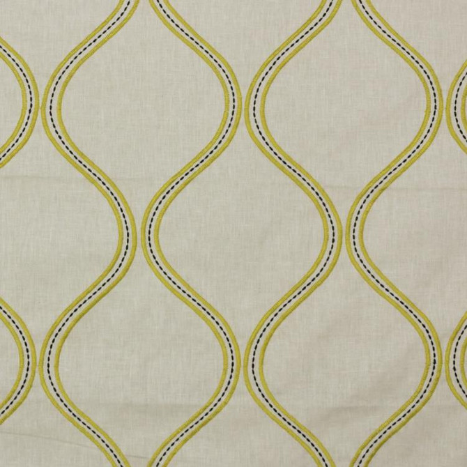 Stitchery Trellis Mustard Seed by RM CoCo Fabric