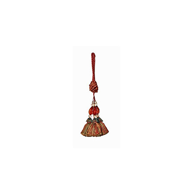 T1112 Cush.Tassel Santa Fe Brick Cush.Tasl by RM CoCo Fabric Crescendo See Sample 0 Horizontal: 0 and Vertical: 0 0 - Fabric Carolina -