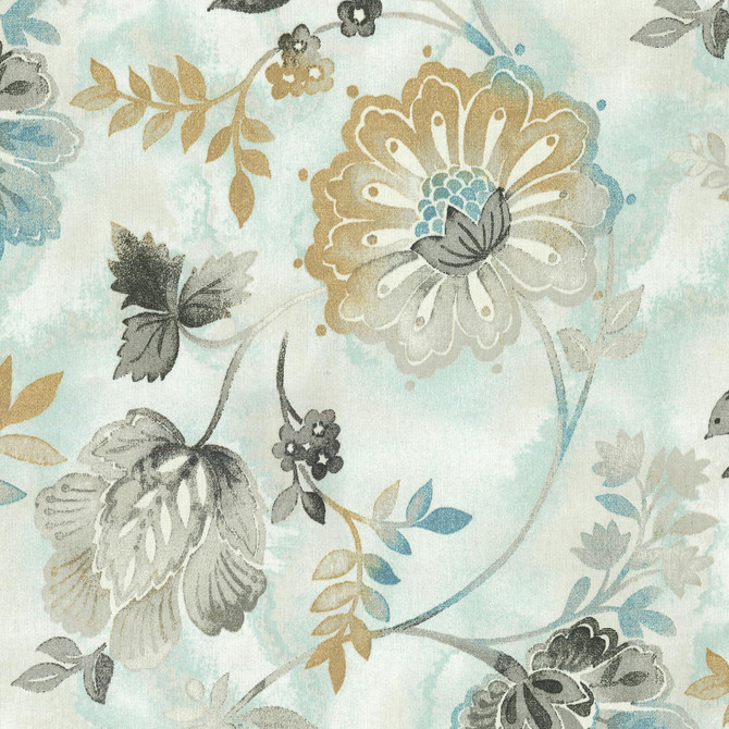 LIGHT-HEARTED SPA 550140 by Kelly Ripa Home Fabric - 100% COTTON 9000 Horizontal: 27 and Vertical: 13.5 54 - Fabric Carolina -
