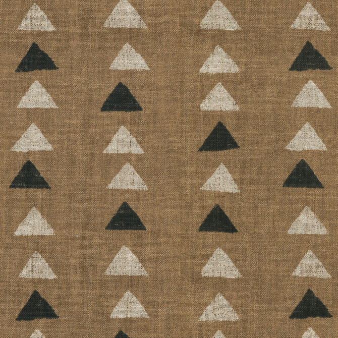 NOMADIC TRIANGLE CLAY 408451 by PKL Studio Fabric - 55% Polyester 25% Rayon 20% Linen 30000 Horizontal: 12.6 and Vertical: 13.5 54 - Fabric Carolina -