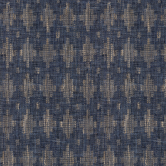 Seri Basket Denim 408280 by PKL Studio Fabric CULTURAL EXCHANGE I 100% Polyester INDIA Wyzenbeek 51,000 Horizontal: 1.50" and Vertical: 2.50" 54" - Fabric Carolina -