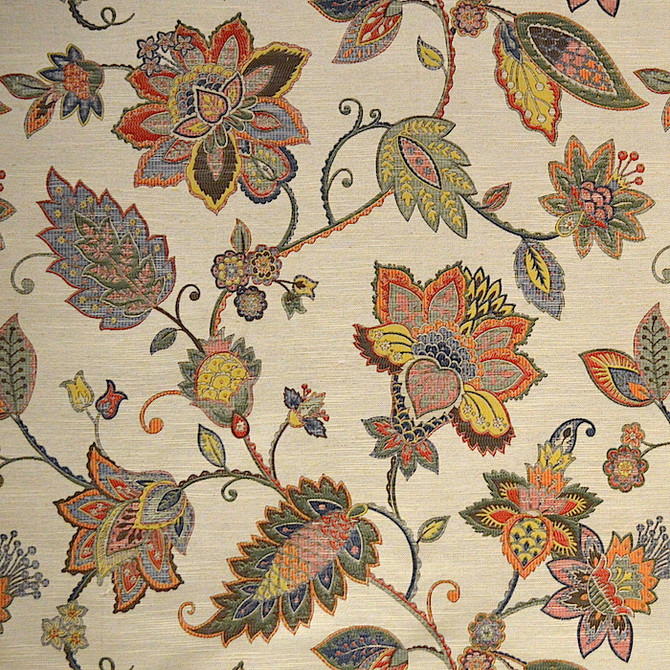 Donna Multi by Magnolia Fabric - 67Poly/31Visc/2Lin China 20000 Horizontal: 28.63 and Vertical: 29.5 54" - Fabric Carolina -