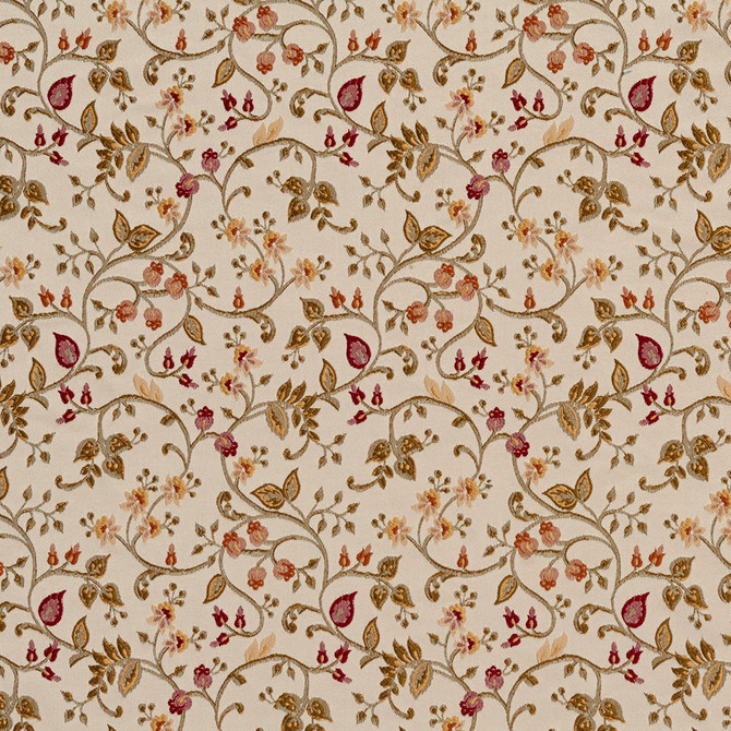 1960 Blossom by Charlotte Fabric Ring book page #21A 60% Cotton, 40% Polyester Asia Exceeds 30,000 Wyzenbeek Rubs (Heavy Duty) Horizontal: 6.75" x Vertical: 6" 54 Inches - Fabric Carolina -