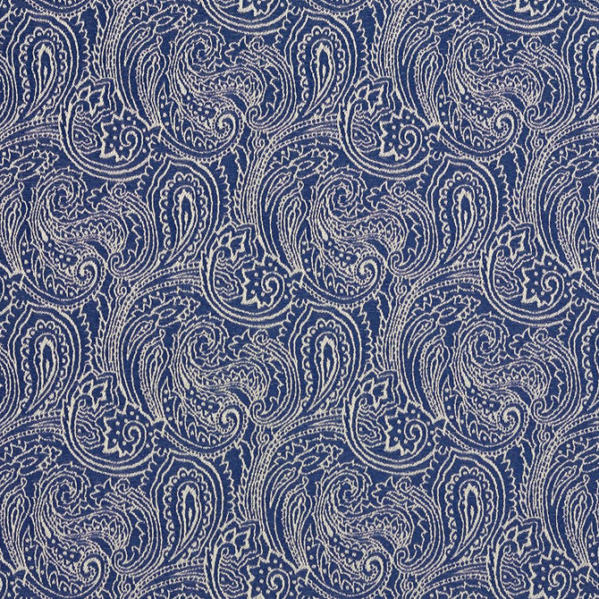 2627 Wedgewood/Paisley by Charlotte Fabric Uptown Jacquards VI 100% Woven Polyester Asia Exceeds 70,000 Wyzenbeek Rubs (Heavy Duty) Horizontal: 6.75 " x Vertical: 7.5" 54 Inches - Fabric Carolina -