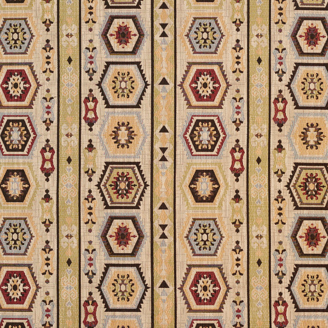 5719 Veranda Santa Fe by Charlotte Fabric Woven Patterns 82% Polyester, 18% Cotton Asia Exceeds 90,000 Wyzenbeek Rubs (Heavy Duty) </p><p>Repeat: Horizontal: 13.5" x Vertical: 14.5" 54 Inches - Fabric Carolina -