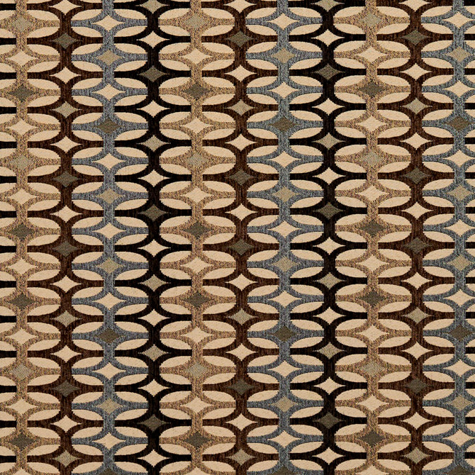 8549 Nutmeg/Interlock by Charlotte Fabric Contemporary Wovens 100% Woven Polyester Asia Exceeds 100,000 Wyzenbeek Rubs (Heavy Duty) Horizontal: 7.5" x Vertical: 3" 54 Inches - Fabric Carolina -