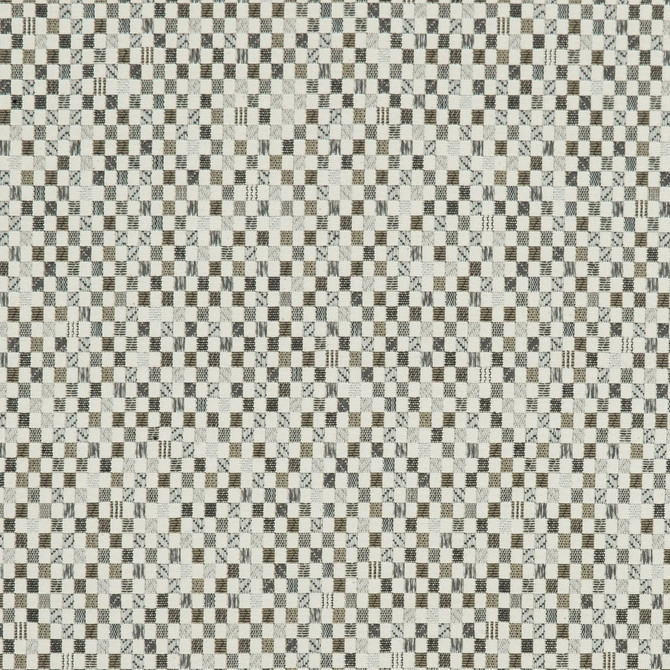 CB800-119 by Charlotte Fabric Black & White 70% Polyester, 30% Cotton Spain Exceeds 36,000 Wyzenbeek Rubs (Heavy Duty) Horizontal: 2" x Vertical: 1.75" 54 Inches - Fabric Carolina -