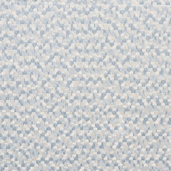 Ivins Embroidery Sky 75121 by Schumacher Fabric Relaxed Glamour - Fabric Carolina -